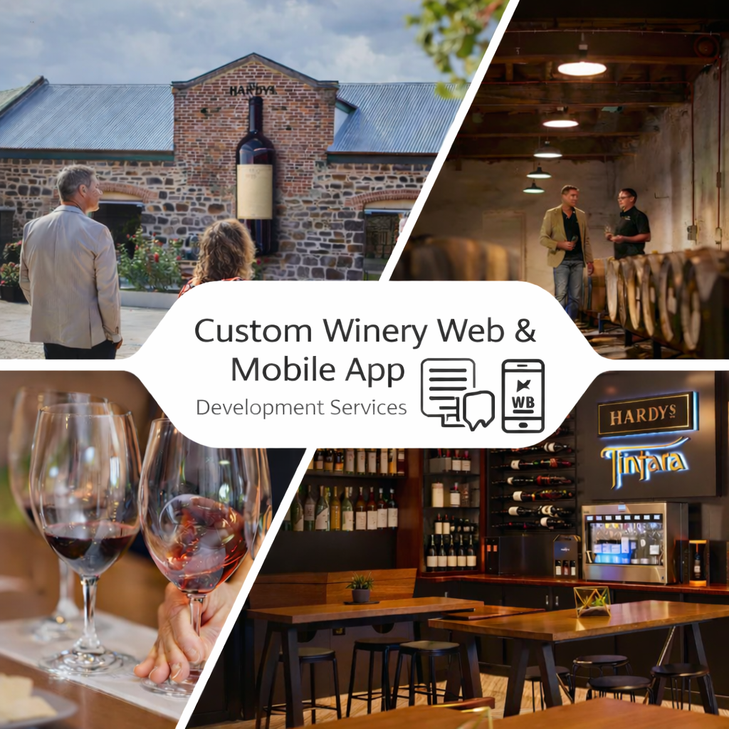 winery website development services