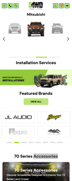 Everything4wd Custom Neto (Maropost) Stores development