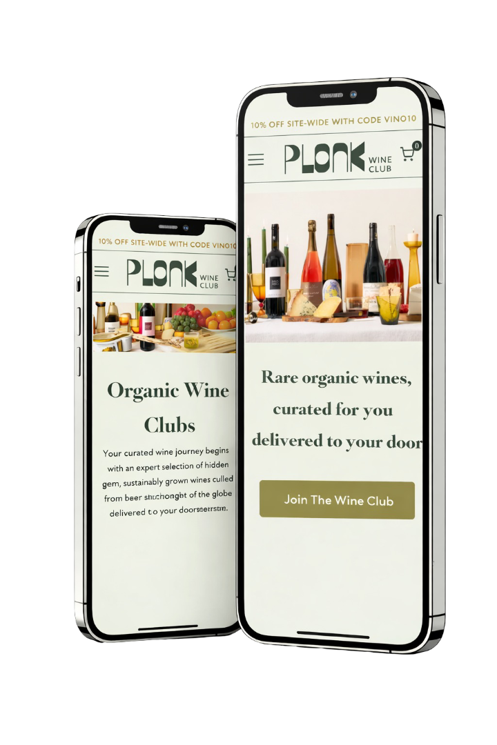 Enterprise eCommerce Platform & Subscription-Driven Growth Partner for Plonk Wine Club