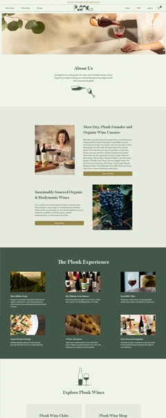 Enterprise eCommerce Platform & Subscription-Driven Growth Partner for Plonk Wine Club